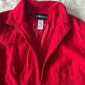 Sag Harbor Vibrant Red Women's Blazer